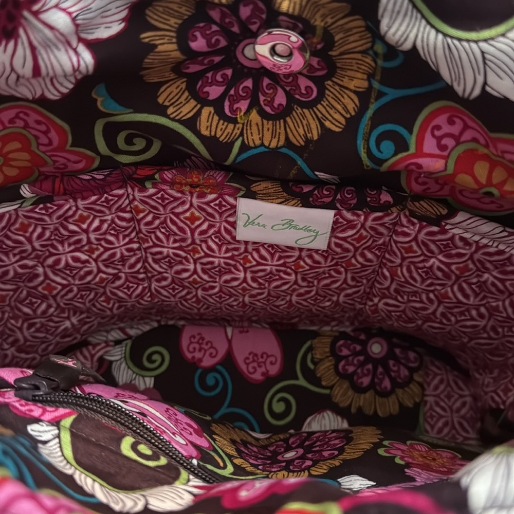 COPY - Vera Bradley Pink Floral Tote Bag Set - Picture 6 of 7